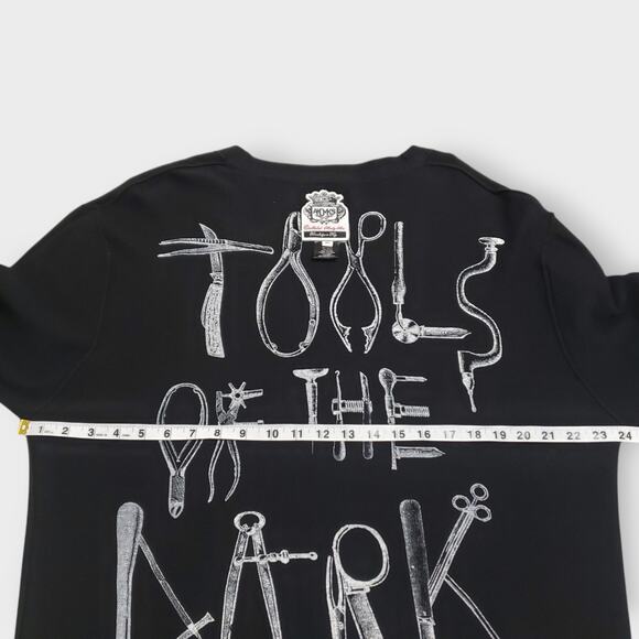 Akademiks Mens Y2K Button Front Cardigan Black XL Gray Graphic Writing Pockets - Picture 13 of 16